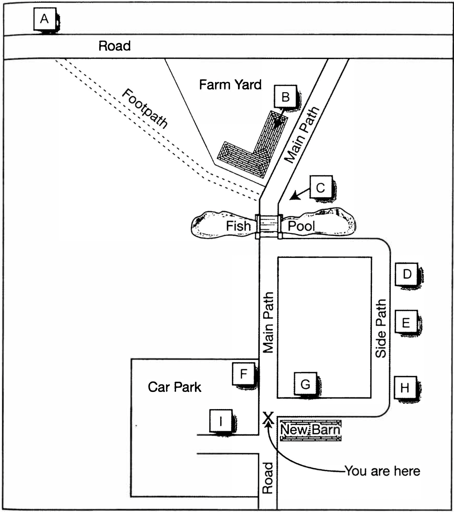 Listening Section 2 (Q11–20) map image